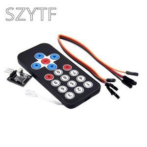 Arduino diy kit 용 스마트 전자  블랙 적외선 ir 무선 원격 제어 모듈 키트