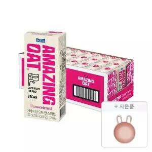 매일유업 어메이징오트 언스위트 190ml, 24개+증정(애니멀 시리얼볼 래빗, 2P, 1개)
