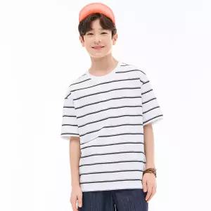 [오션스카이] [2color] 남아 스트라이프 반팔 티
