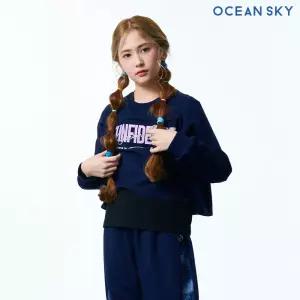 [오션스카이] 여아 레이어드 크롭 티셔츠-CAJG5154B0N
