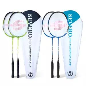 세베로 2+2 배드민턴라켓 셔틀콕 4인 가족 풀 세트