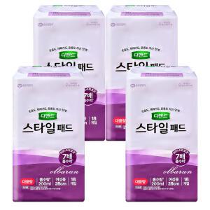 디펜드 스타일 패드 여성용 대용량 18P x4팩 /요실금패드 기저귀