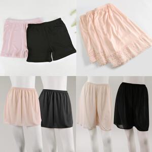 국산 인견 훌라 속바지 속치마 모음 빅사이즈 여름 쿨 레이스 원피스 속반바지 여성 2부 3부 4부 5부 6부