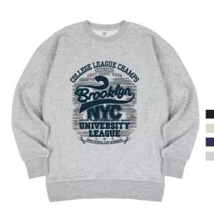 [폴앤폴]브루클린88 기모 오버핏 남여공용 맨투맨