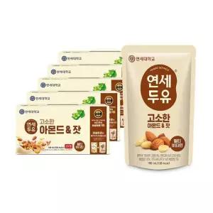 연세두유 아몬드 잣 두유 파우치 190ml x 100팩
