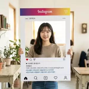 인스타그램 유튜브 포토존 웨딩 판넬 프레임 제작 폼보드 포맥스 UV출력 포인트 바니시