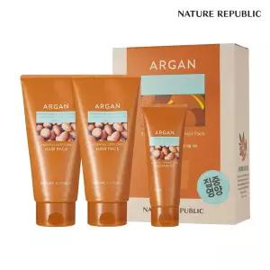 [네이처리퍼블릭] 총 670mL 아르간 에센셜 딥케어 헤어팩 더블세트 (300ml+300ml) / 2026-12-31까지