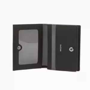 [NS홈쇼핑][헤지스ACC] HJHO5E610  블랙 배색포인트 소가죽 명함지갑[35130700]