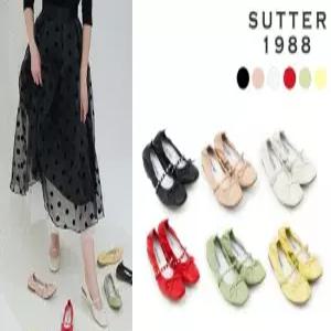 SUTTER1988 쥬얼 플랫 슈즈