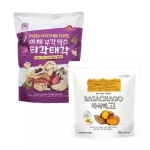 [내일도착] 코스트코 티각태각 야채부각믹스 450g + 코스트코 바삭하고 구워만든 고구마칩 300g