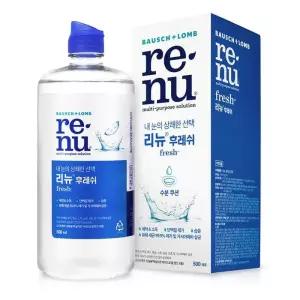 바슈롬 리뉴 후레쉬용액 500ml x 4 리뉴후레쉬용액 코스트코 잡화마켓2507