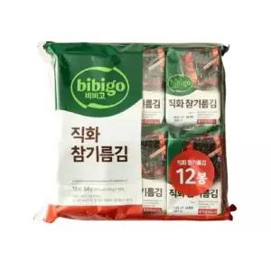 CJ 비비고 한달 직화 참기름김 54g x 4개