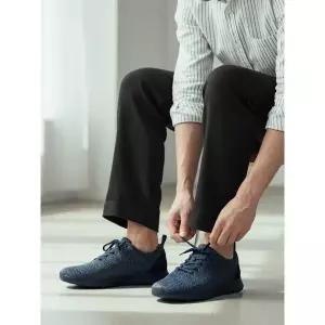 [아웃도어스/핏플랍]플렛스니트 메리노 울 Anatomiflex 스니커즈 네이비 FFSO2F803N2
