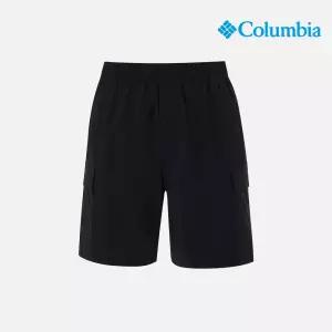 남성 우븐 카고 숏 팬츠_블랙 (C62-YMD802)