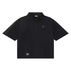[NBA] NBA PLAY 우븐 반팔 아노락(N252JP011P) BLACK
