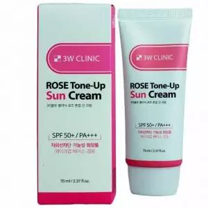 3W클리닉 로즈 톤업 선크림 70ml SPF50+ PA+