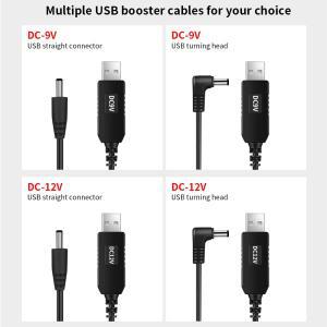 TISHRIC USB DC 5V ~ 12V 전원 케이블 라우터 WIFI 어댑터 와이어 usb 부스트 모듈 변환기 2.1x5.5mm Power