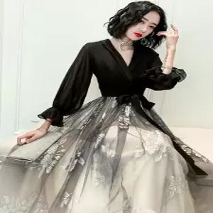 한복드레스 여자 돌잔치 원피스 본식 촬영 파티 긴팔