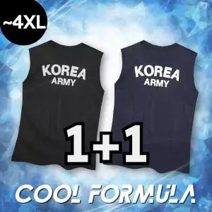 [2장] MACCI(마찌) 여름 ROKA 로카 망사 나시 기능성 냉감 쿨링 코리아 아미 티셔츠 야외 스포츠 작업복