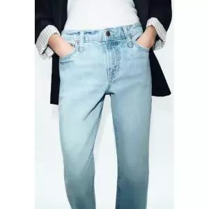 [국내] 자라 ZARA JEANS Z1975 크롭 미드라이즈 - 라이트 블루 1934/033/406 5380693
