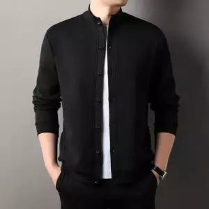 남자 캐주얼 댄디 브이넥 가디건 맨투맨 카디건 봄옷 차이나 슬림핏 재킷 루즈핏 SPO마켓1