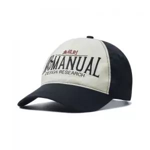 매장정품 NOMANUAL 2C TRUCKER BALL CAP - BLACK
