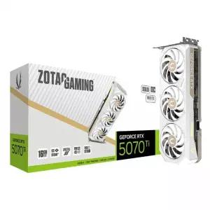ZOTAC GAMING 지포스 RTX 5070 Ti SOLID CORE OC White D7 16GB -NE-
