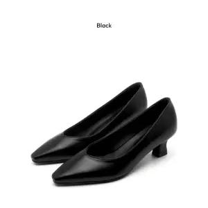 [스타필드 안성 스퍼] _ 5cm 브이컷 미니멀 미들 힐 펌프스 (3color) _VA8044
