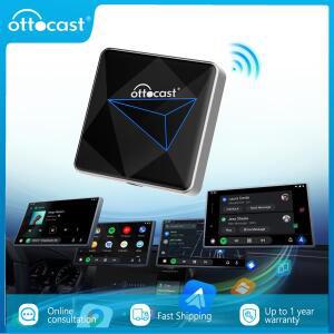 OTTOCAST A2Air PRO 무선 안드로이드 자동 어댑터에 유선 액세서리 닛산 폭스바겐 포드용 블루투스 업그레