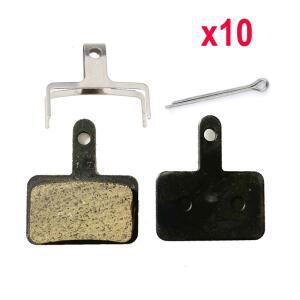 10쌍 MTB 자전거 디스크 레진 브레이크 패드 (시마노 B01S MT200 M400 M315 M525 M475 호환)