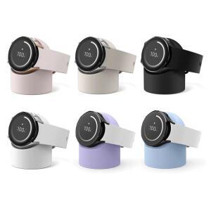 삼성 갤럭시 워치 7/6/5/4 40mm 44mm 울트라 47mm용 실리콘 충전 스탠드, 거치대, 보관 5 Pro/6 4 클래식