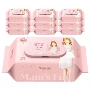 맘스럽 아토클래식 물티슈 저자극 소프트 캡형 40g 100매입 10개