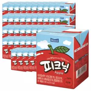 피크닉 사과 200ml 48개