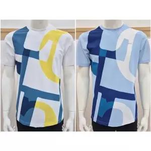 백화점정품 루이까스텔 남성 골프웨어 긴팔 반팔 티셔츠 여름 50% 도트 엠보 메쉬 스판 소재 앞판 프린트