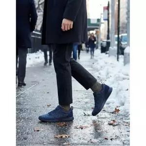 핏플랍 남성 플렛스니트 메리노 울 Anatomiflex 스니커즈 네이비 FFSO2F803N2 841334