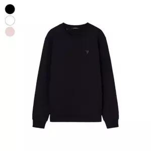 게스 진 남여공용 미니 삼각 와펜 맨투맨 NQ1K5911 496077