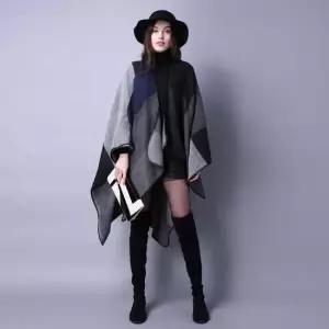 TBZ 루즈핏 여성 숄-도브그레이 숄머플러 심플룩 숄코디