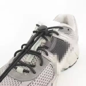 블랙 등산화 길이조절 원터치 운동화 신발끈 운동화로프끈 원터치신발끈 탄성운동화끈