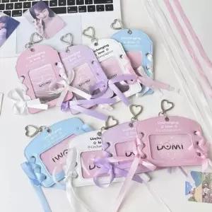 DIY 리본 카드 케이스 포카홀더 바인더 포카포장 키링만들기 포카홀더 포카포장