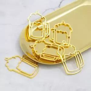 레진아트 금속프레임 (골드 맥주잔) (20개 묶음) 장식 고유 예술