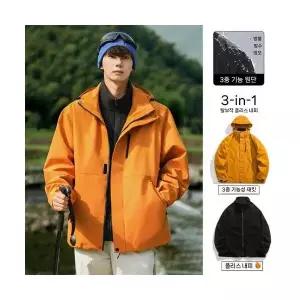 야무치 남성용 데일리룩 야상사파리 등산복 아웃도어 점퍼 봄가을 바람막이 KUK3