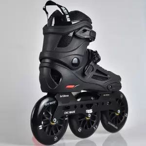 인라인 3륜 스피드 A. 색 입문용 125 스케이트 성인용 A. 바퀴 36 검은