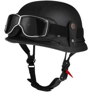 클래식 반모 헬멧 빈티지 바이크 스냅백 오토바이 여름 하이바 페이스