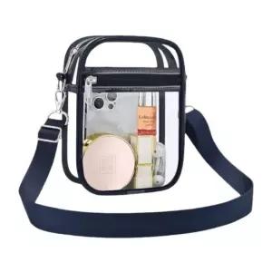 WL BBT4) PVC 투명 크로스백 덕질가방 콘서트 굿즈 데코용 숄더 여행가방 30대여성