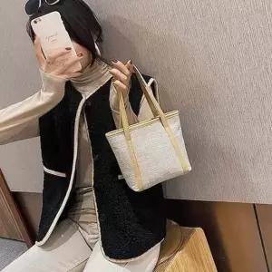 토트백 여성토트백 캔버스가방 미니핸드백 소지품가방