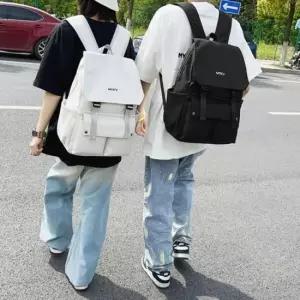 학생 책가방 캐주얼 남녀공용 백팩 사이드포켓 여행 대학생