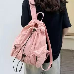 가벼운 크 백팩 가방상점 여성 데일리 가방 캐주얼 여자 대학생