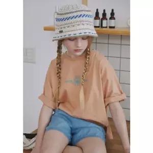 [갤러리아] [블루테일]AAB4TS03OR？？오렌지 오버핏 반팔 티셔츠