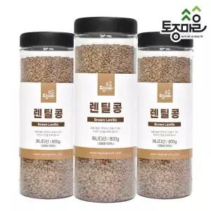 렌틸콩 800g X 3개 렌즈콩 캐나다산 프리미엄