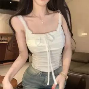 SEG-1008357 여리핏 셔링 레이스 나시탑